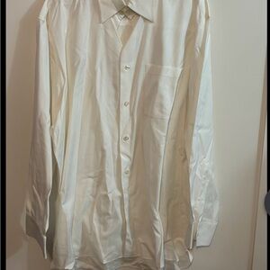 Ike Behar Cream Dress Shirt